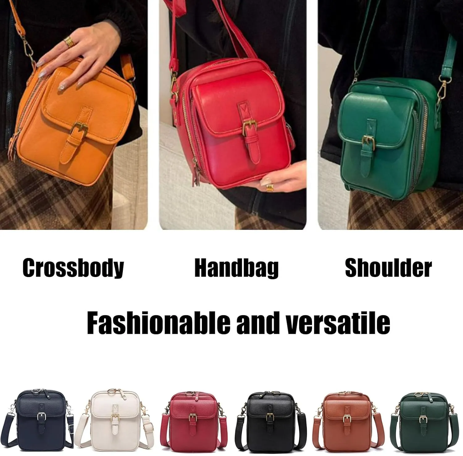 Collaboraten1 Crossbody Leather Bag, Collaborateam Urvashi Crossbody Leather Bag