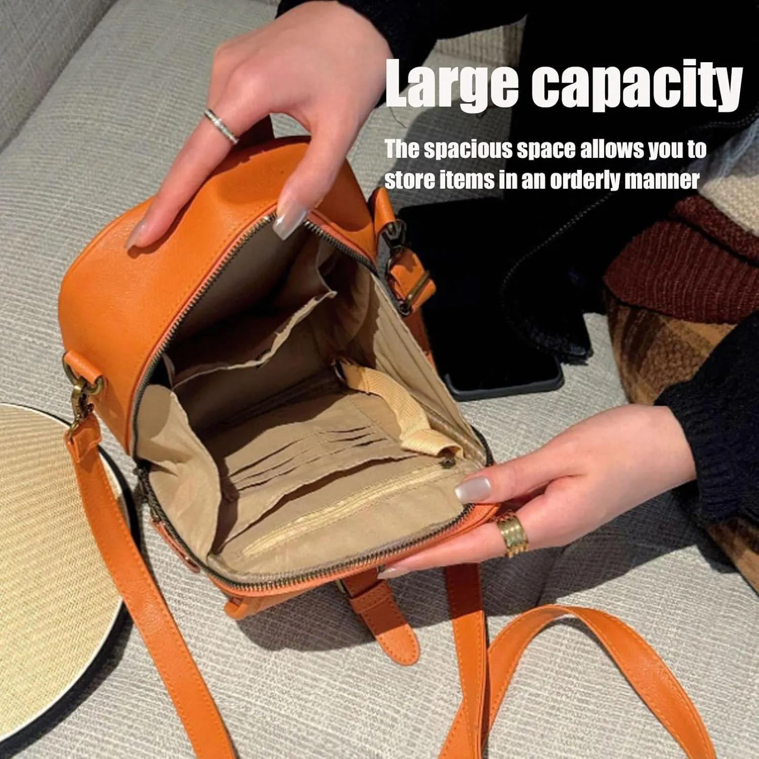 Collaboraten1 Crossbody Leather Bag, Collaborateam Urvashi Crossbody Leather Bag