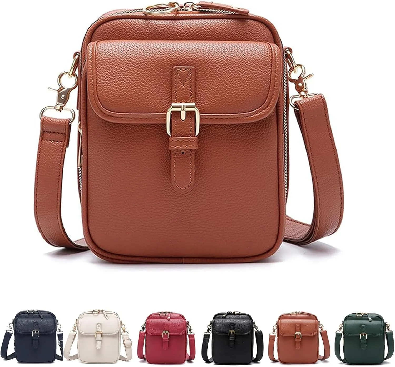 Collaboraten1 Crossbody Leather Bag, Collaborateam Urvashi Crossbody Leather Bag