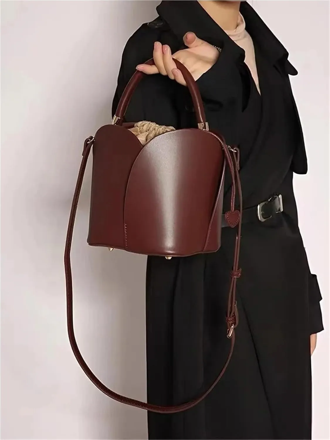 Creative Petal Bag For Women,large Shoulder Bag,brown Bags For,crossbody Leather Bag, Black Tote, Red Bags For