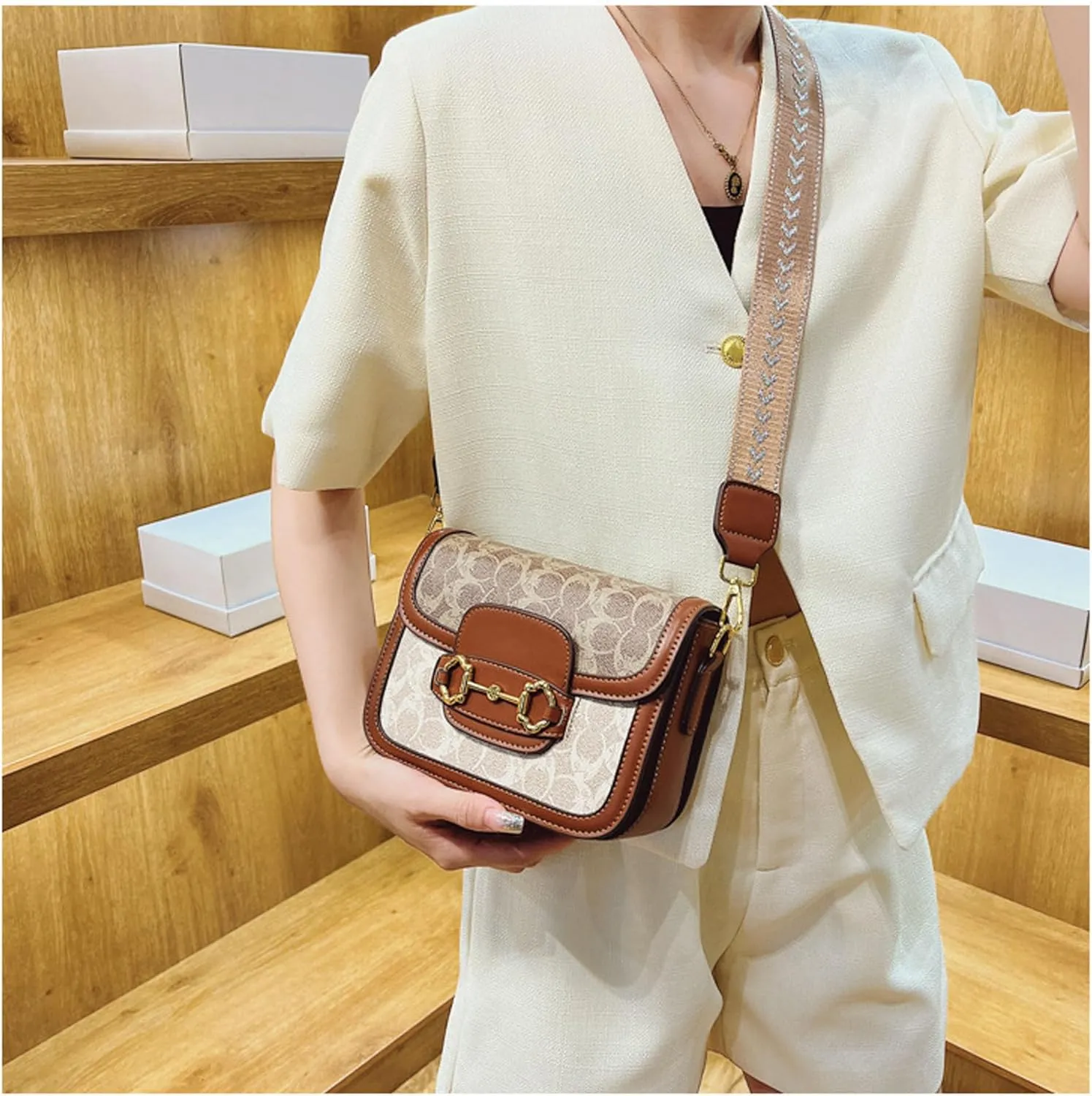 Crossbody Bags for Women - Leather Purse Handbag - Fashion Design