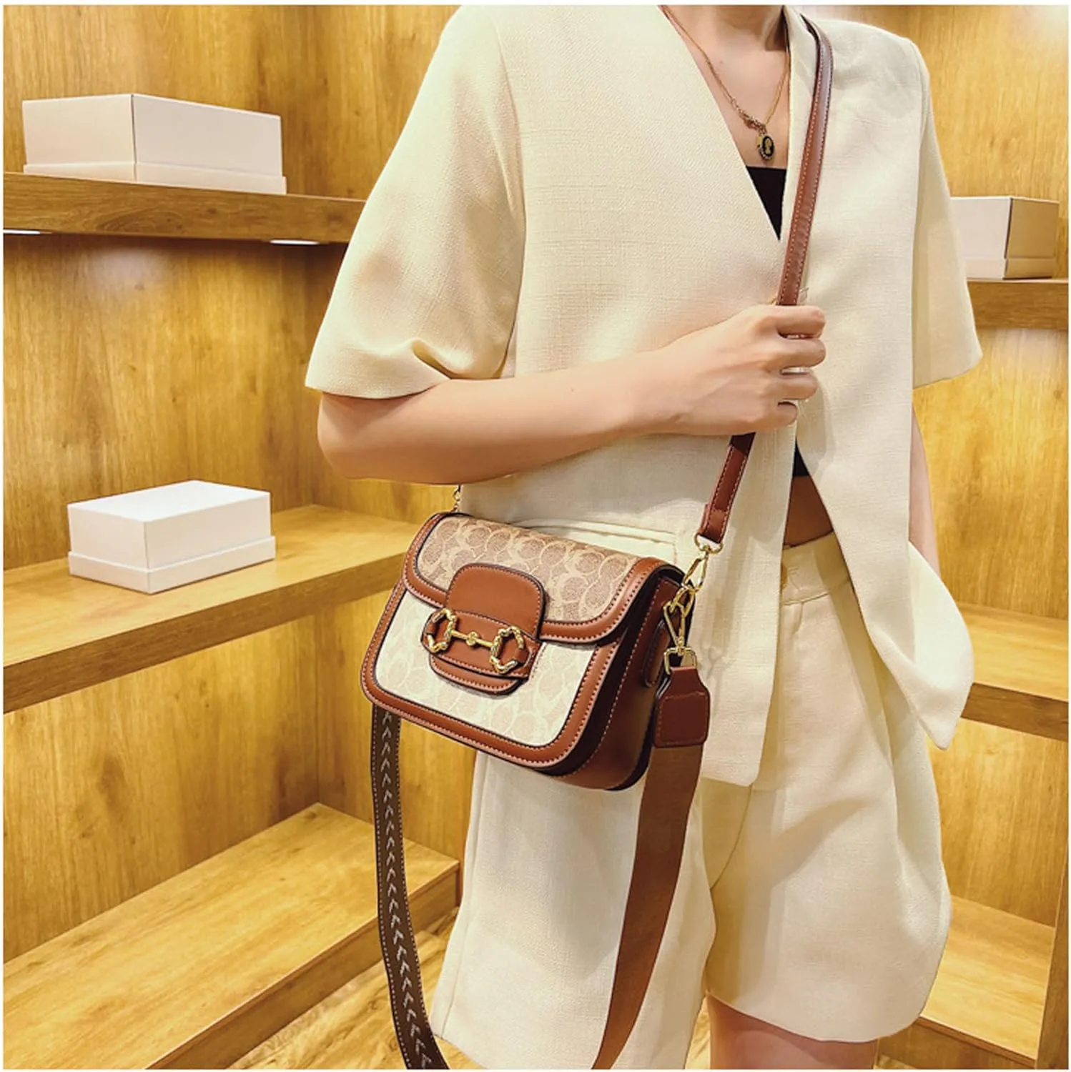 Crossbody Bags for Women - Leather Purse Handbag - Fashion Design