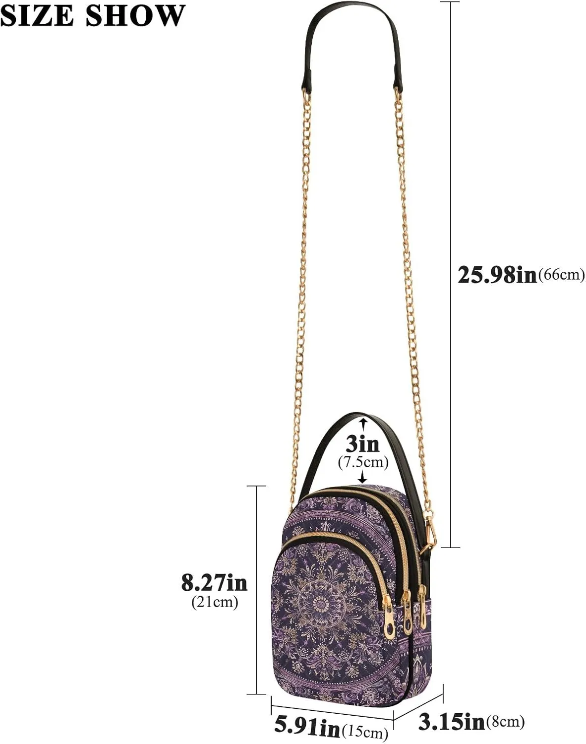 Crossbody Bags for Women Quilted Purse Crossbody