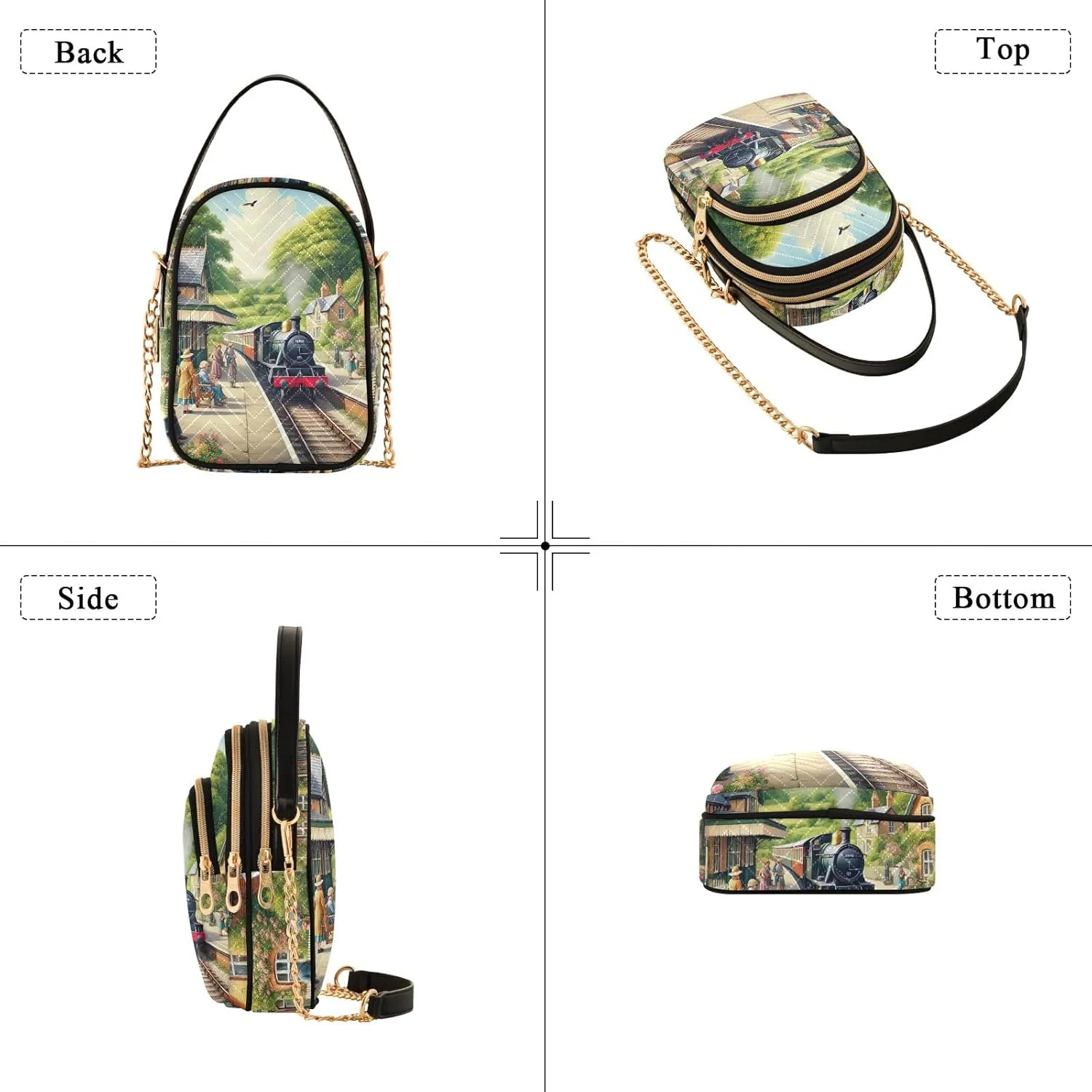 Crossbody Bags for Women Quilted Purse Crossbody