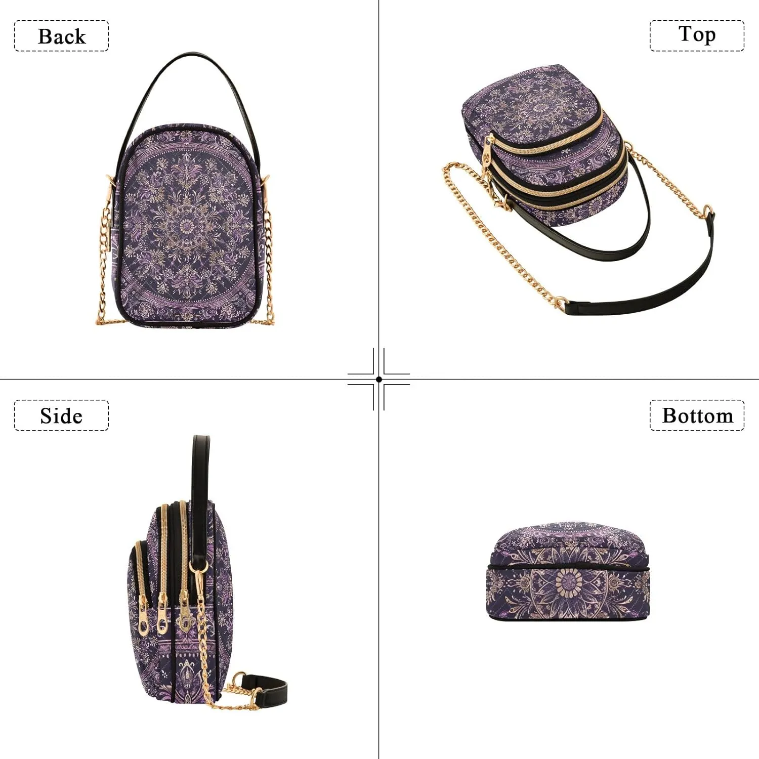 Crossbody Bags for Women Quilted Purse Crossbody