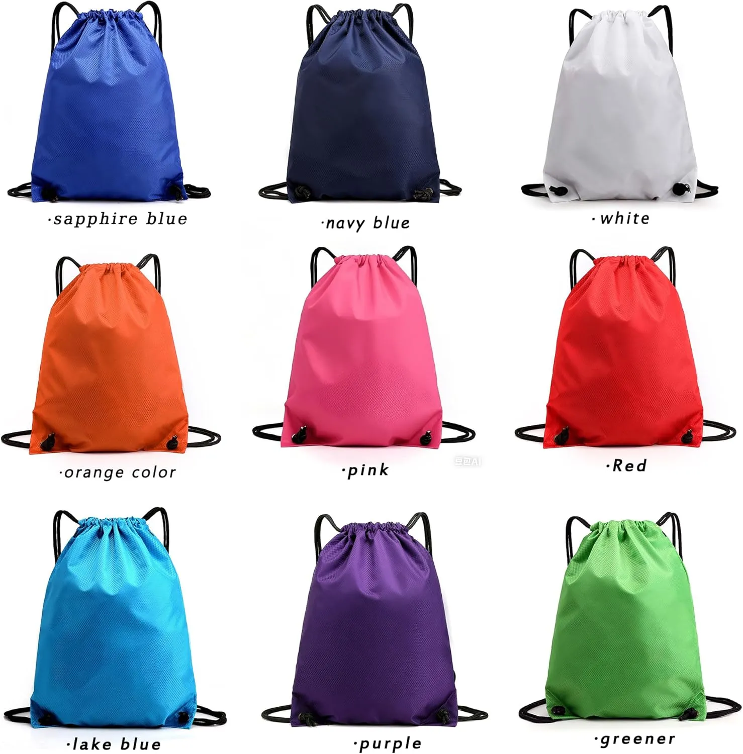 Custom Drawstring Backpacks with Custom Logos, Personalized Bulk Bags for Men,Women for Gym, Camping, Beach (water-resistant diamond plaid)