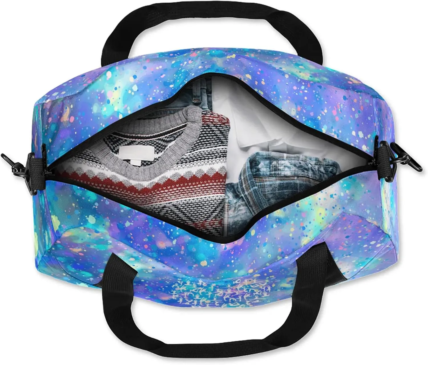 Custom Gymnastics Duffel Bag Personalized Name Dance Ballet Bags Waterproof Customized
