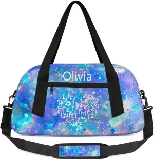Custom Gymnastics Duffel Bag Personalized Name Dance Ballet Bags Waterproof Customized