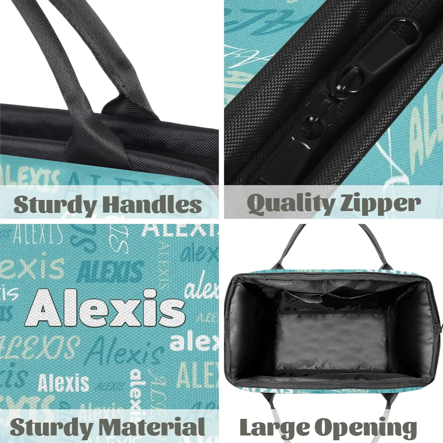 Custom Gymnastics Duffel Bag Personalized Name Dance Ballet Bags Waterproof