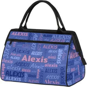 Custom Gymnastics Duffel Bag Personalized Name Dance Ballet Bags Waterproof