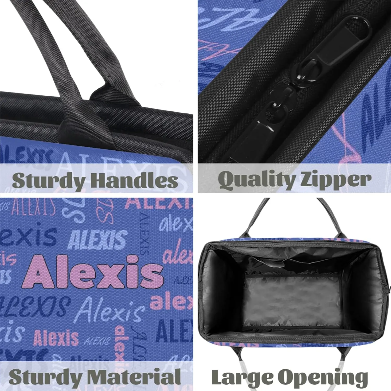 Custom Gymnastics Duffel Bag Personalized Name Dance Ballet Bags Waterproof
