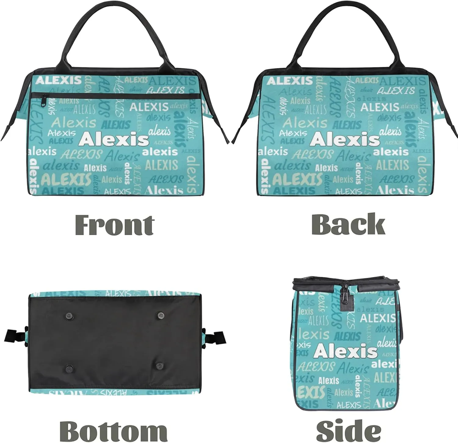 Custom Gymnastics Duffel Bag Personalized Name Dance Ballet Bags Waterproof