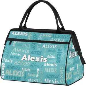 Custom Gymnastics Duffel Bag Personalized Name Dance Ballet Bags Waterproof