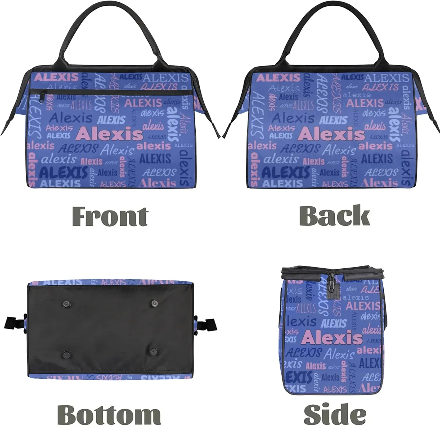 Custom Gymnastics Duffel Bag Personalized Name Dance Ballet Bags Waterproof