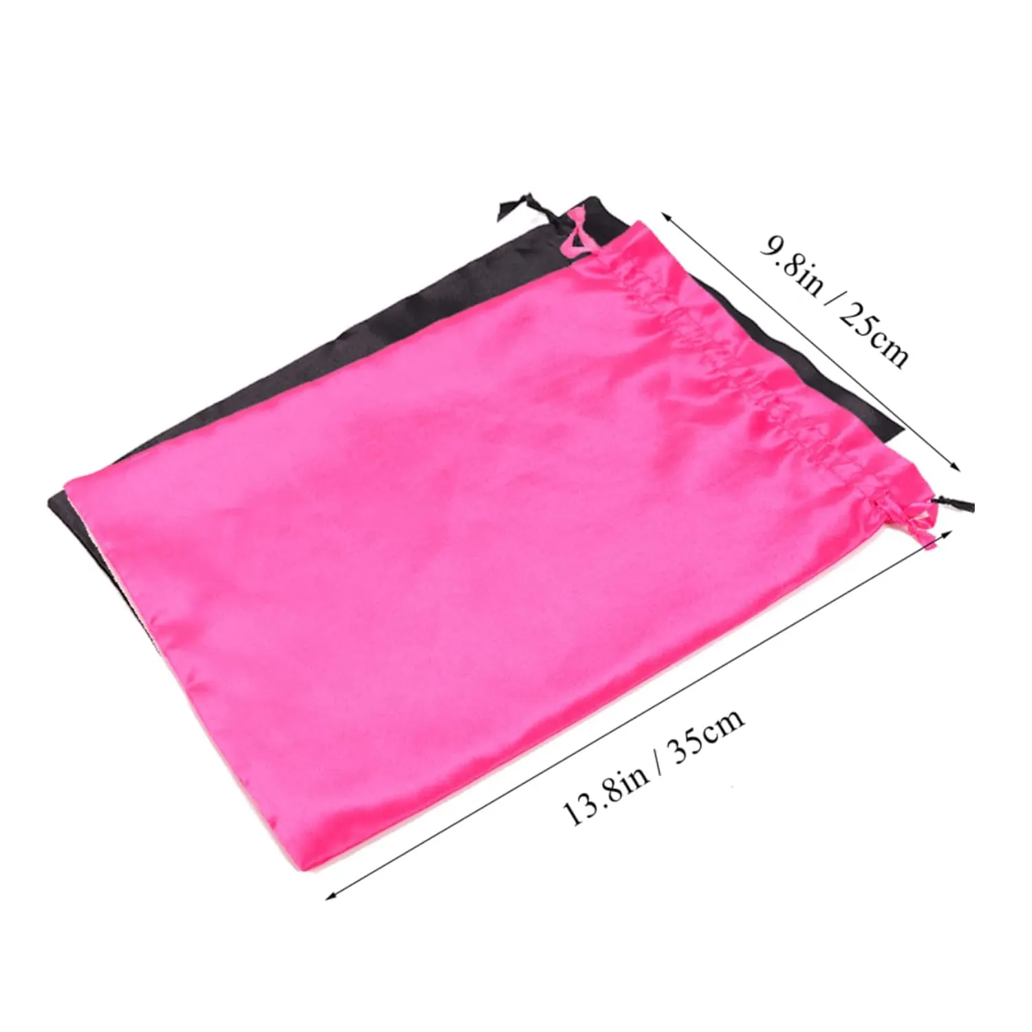 Custom Printed Wig Storage Bags - 20Pcs/Lot, Purple, Drawstring Satin Hair Pouches for Hair Bundles, Lace Wigs & Headbands, Personalized Logo Gift for Cosmetics & Accessories (20Pcs/Lot, Purple)