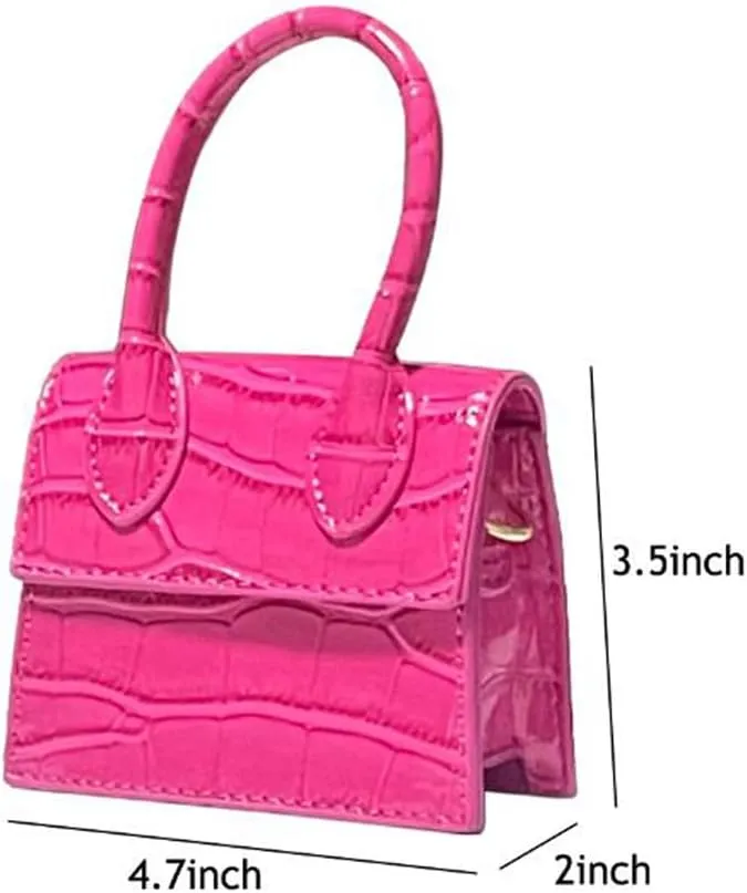 Cute Purse Mini Crossbody Bags for Women Top Handle Clutch Handbag