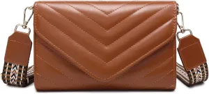 Dasein Women Small Quilted Crossbody Bags Stylish Designer Evening Bag Clutch Purses and Handbags with Chain Shoulder Strap