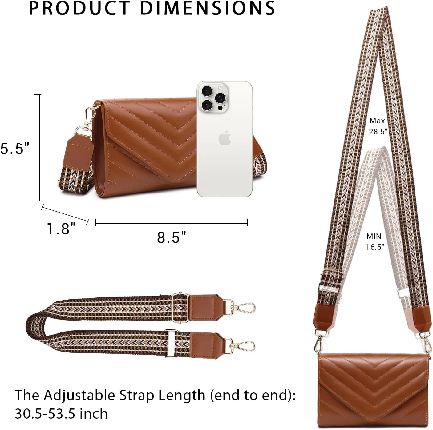 Dasein Women Small Quilted Crossbody Bags Stylish Designer Evening Bag Clutch Purses and Handbags with Chain Shoulder Strap