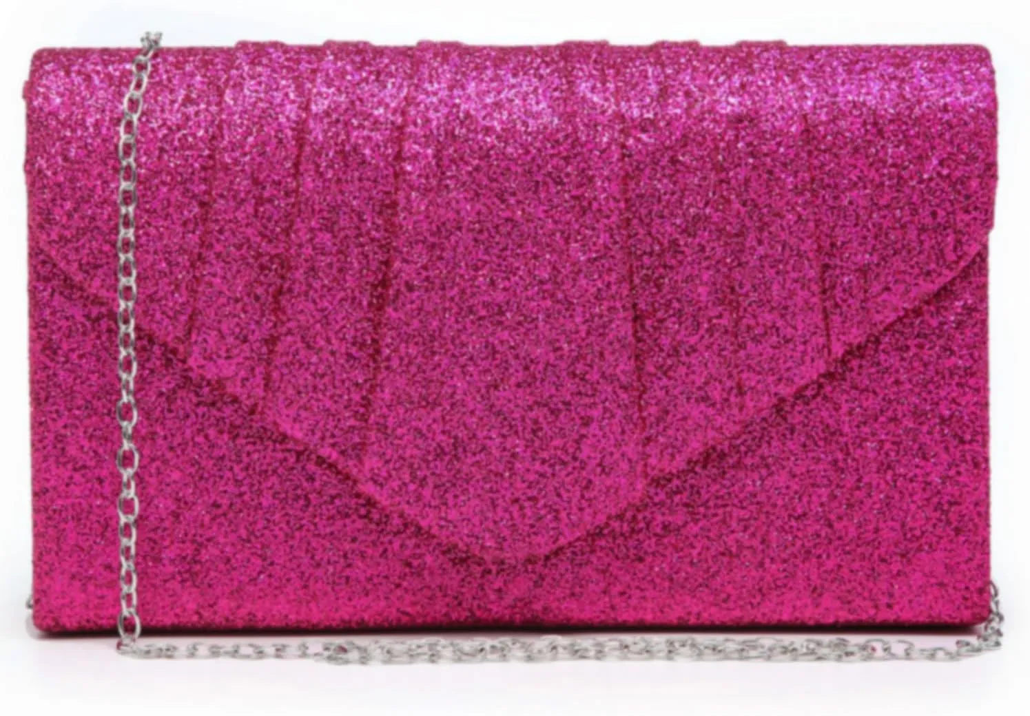 Dasein Women's Evening Bag Pleated Envelope Clutch Handbag Wedding Party Bridal Purse