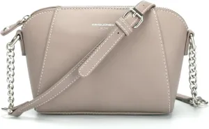 David Jones DAVIDJONES Small Crossbody Bag for Women, Vegan Leather Lightweight Chain Shoulder Cell Phone Wallet Purses