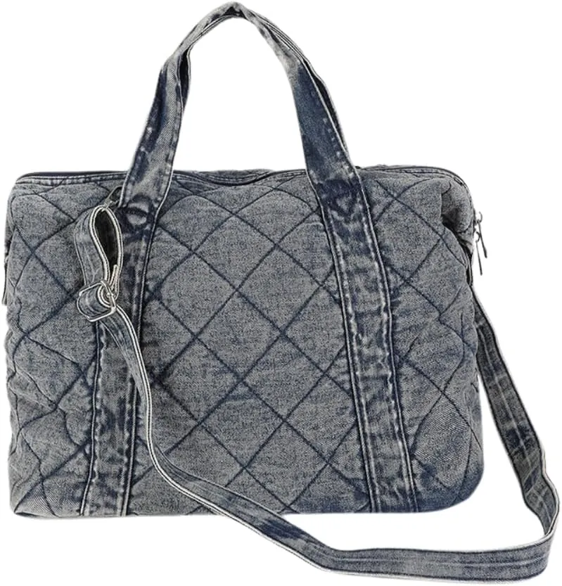 Denim Bags for Women Jeans Bag Denim Tote Bag Preppy Vintage Handbag Crossbody Shoulder Bag