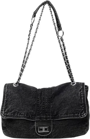 Denim Crossbody Bag Jean Purses for Women Denim Handbags Clutch Purse Shoulder Bags