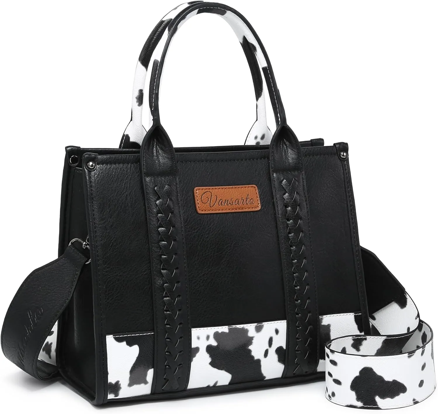 Denim Tote Bag for Women Top Handle Satchel Purse Boho Shoulder Handbags with Wristlet