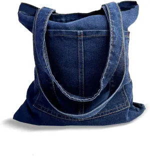 Denim tote bag