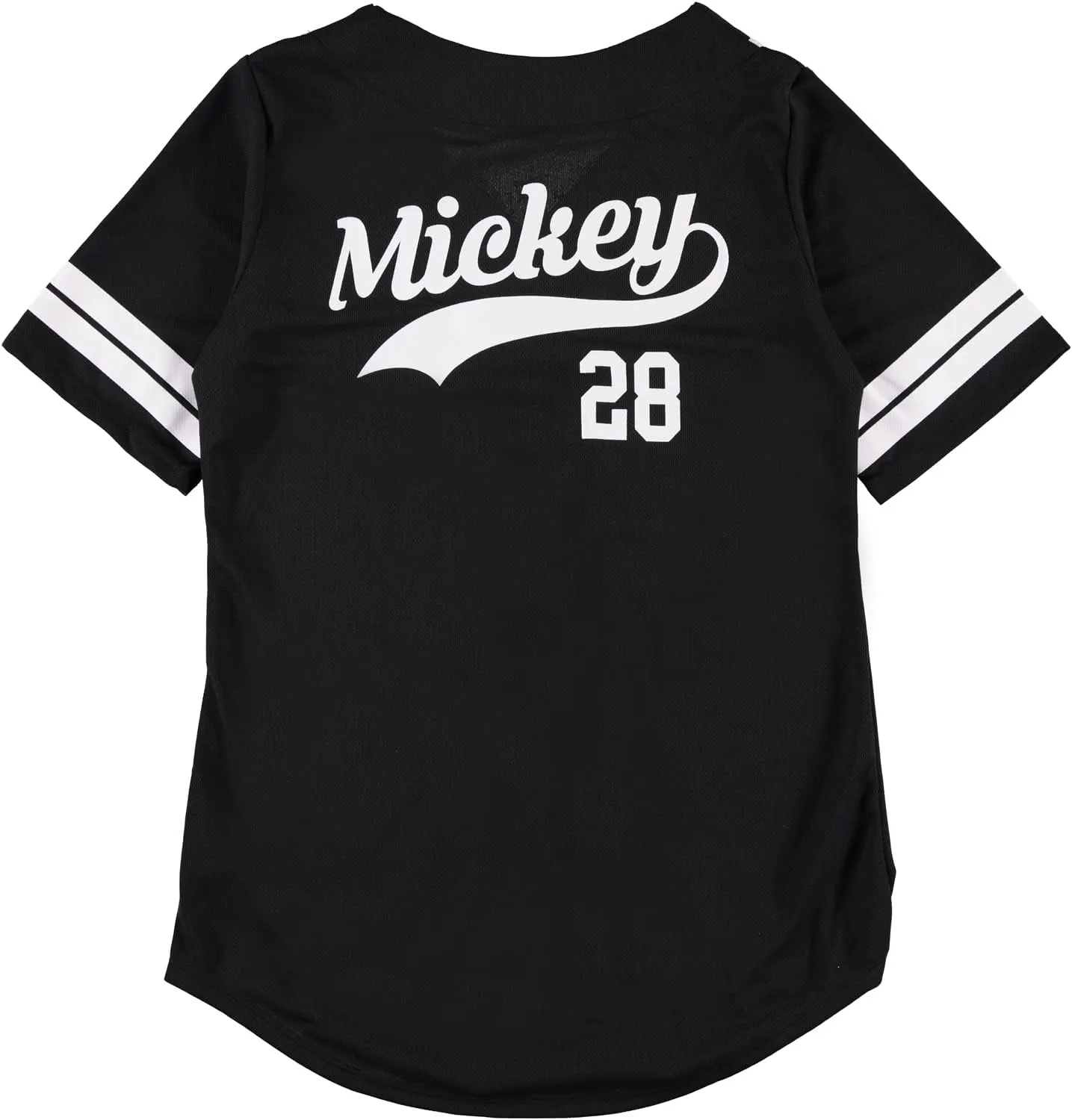 Disney Ladies Mickey Mouse Fashion Shirt - Mickey & Minnie Mouse Baseball Jersey Mickey Mouse Button Down Baseball Jersey