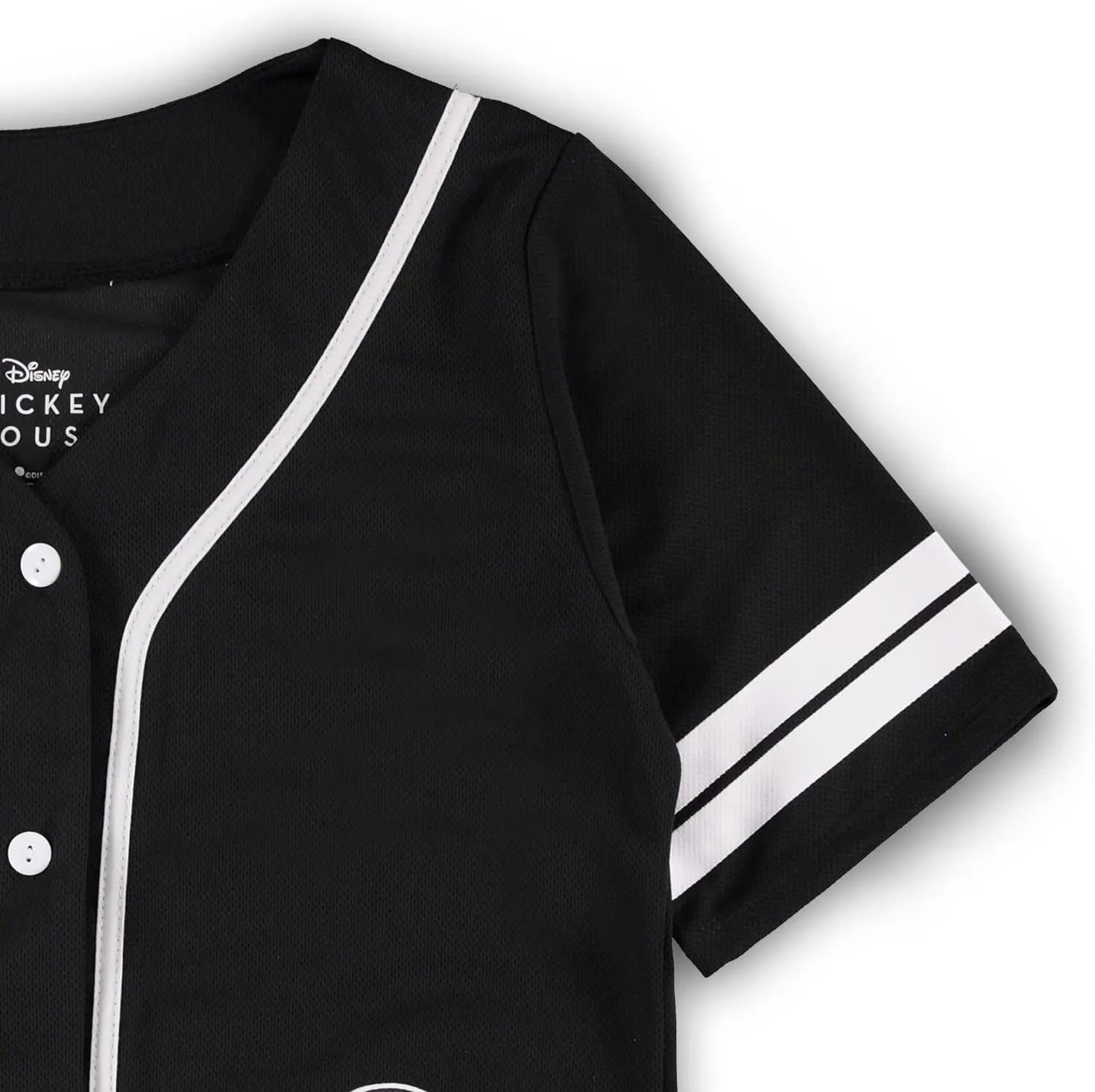 Disney Ladies Mickey Mouse Fashion Shirt - Mickey & Minnie Mouse Baseball Jersey Mickey Mouse Button Down Baseball Jersey