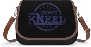 Don't Kneel Crossbody Bags for Women Shoulder Bag Flap Handbags Leather Cross Body Purse