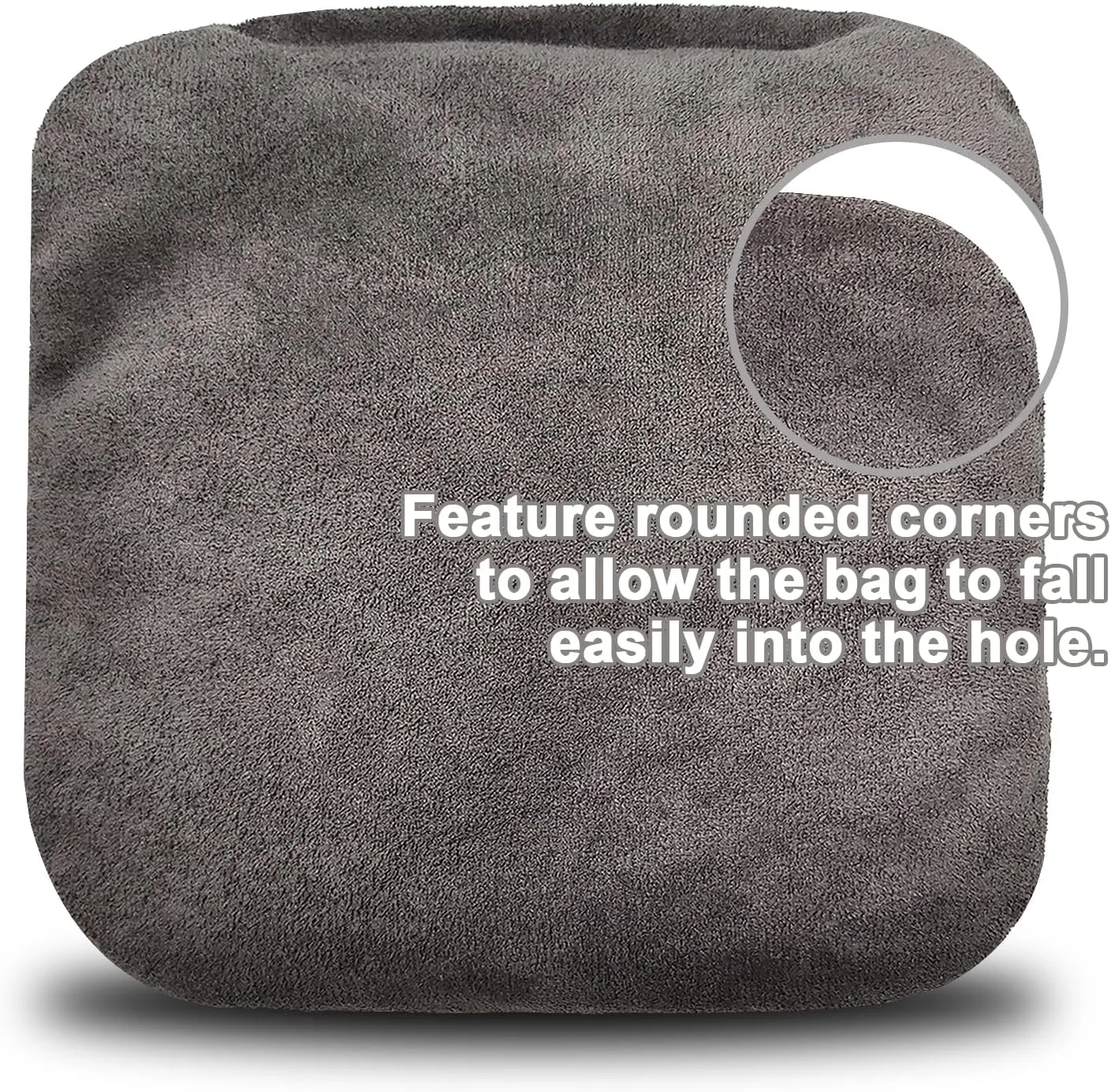 Dual Sided Corn Hole Bags Professional Cornhole Bags Set of 8 Regulation Corn Hole Bean Bags Slick and Stick