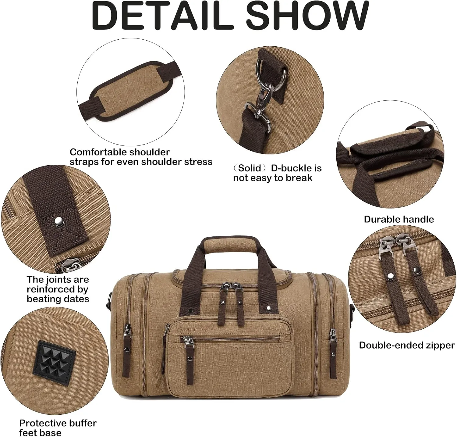 Duffle Bag for Travel SunBorls Expandable 24.8in Overnight Weekend Bag Holds 50L of Everyday Personal Items Carry on