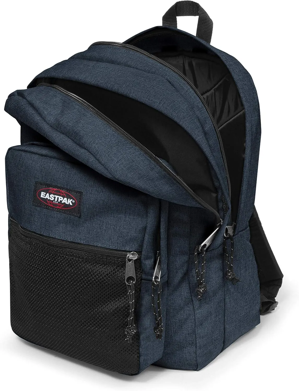 Eastpak Pinnacle Backpack - Bag for School, Travel, Work, or Bookbag - Triple Denim