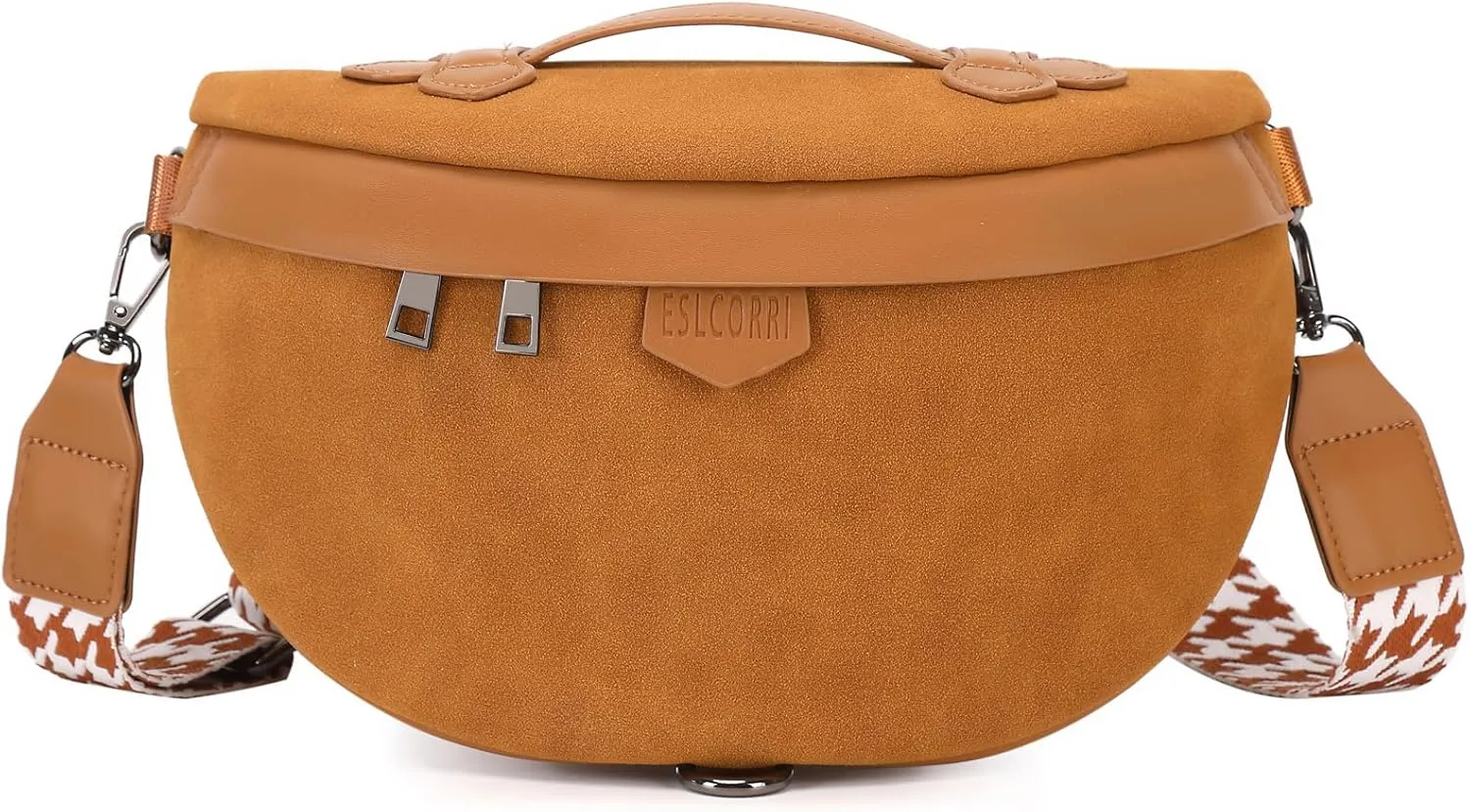 Eslcorri Crossbody Bags for Women - Fashion Sling Purse Shoulder Bag Fanny Pack Leather Causal Chest Bum Bag Cross Body Purse