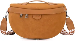 Eslcorri Crossbody Bags for Women - Fashion Sling Purse Shoulder Bag Fanny Pack Leather Causal Chest Bum Bag Cross Body Purse