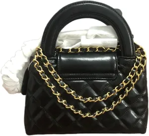 EvaLuLu Genuine Leather Small Crossbody Bag for Women