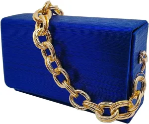 Evening Bag for Women Square Box Clutch Bag Bridal Wedding Purse Sparkly Sequin Handbag Elegant Shoulder Bag