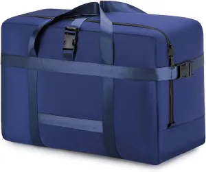 Extra Large Storage Bags Duffle Bags Tote for Moving, Storage, Camping and Travel (Blue, 75L)