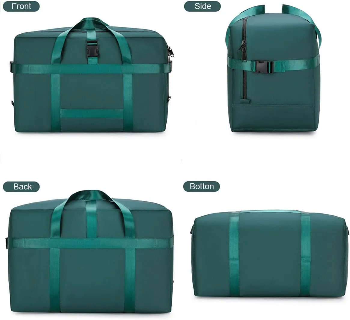 Extra Large Storage Bags Duffle Bags Tote for Moving, Storage, Camping and Travel (Blue, 75L)