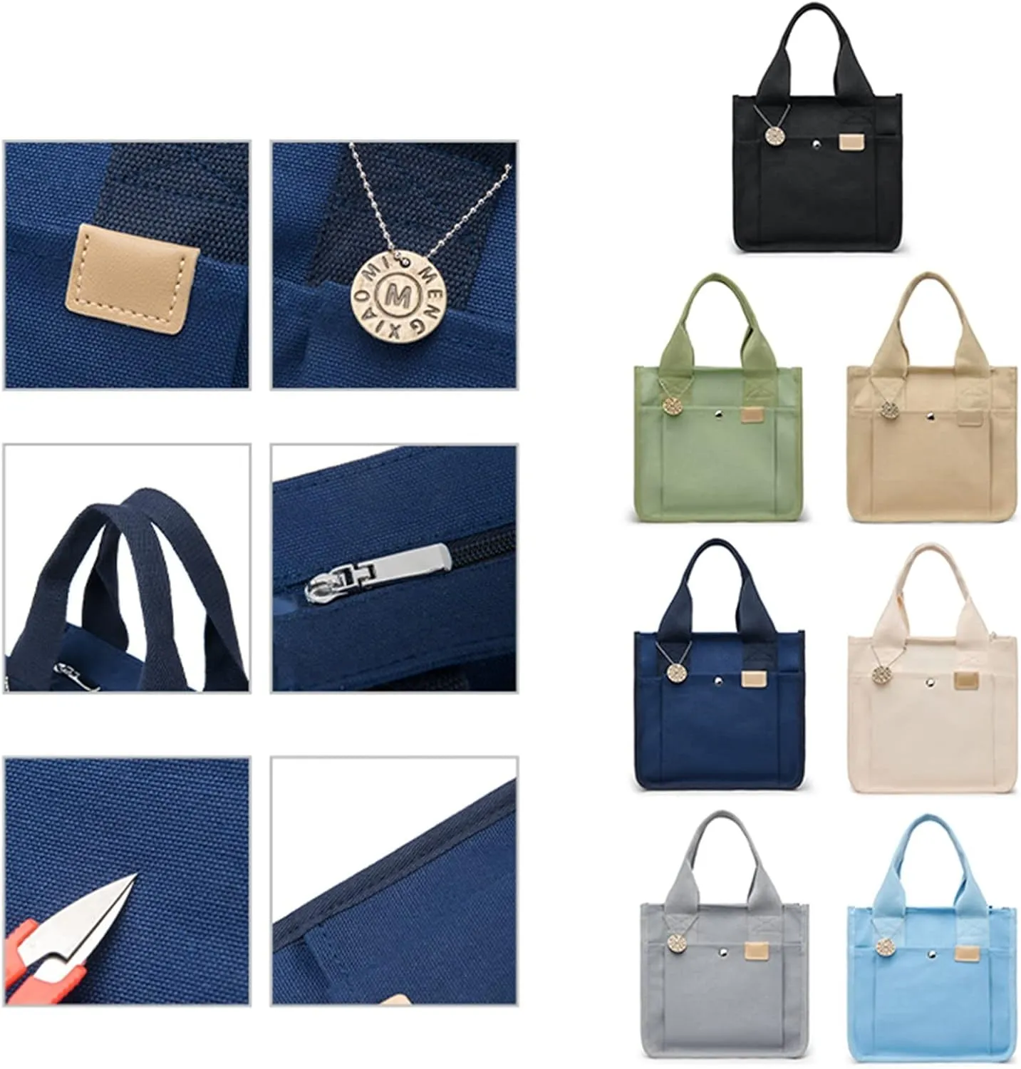 Fashion Bag Unisex Large Capacity Bags Fashion Portable Canvas Bags Messenger Bag Clear Tote