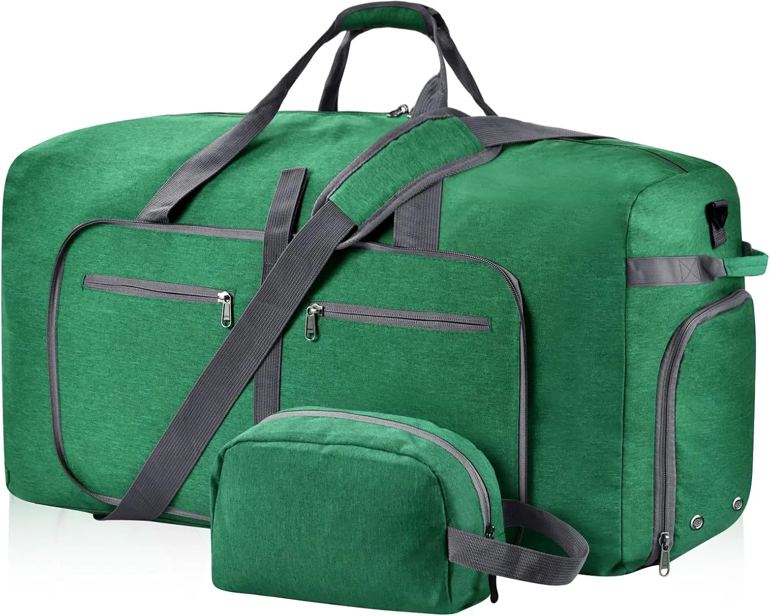 Felipe Varela Duffle Bag with Shoes Compartment and Adjustable Strap,Foldable Travel Duffel Bags for Men Women,Waterproof Duffel Bags