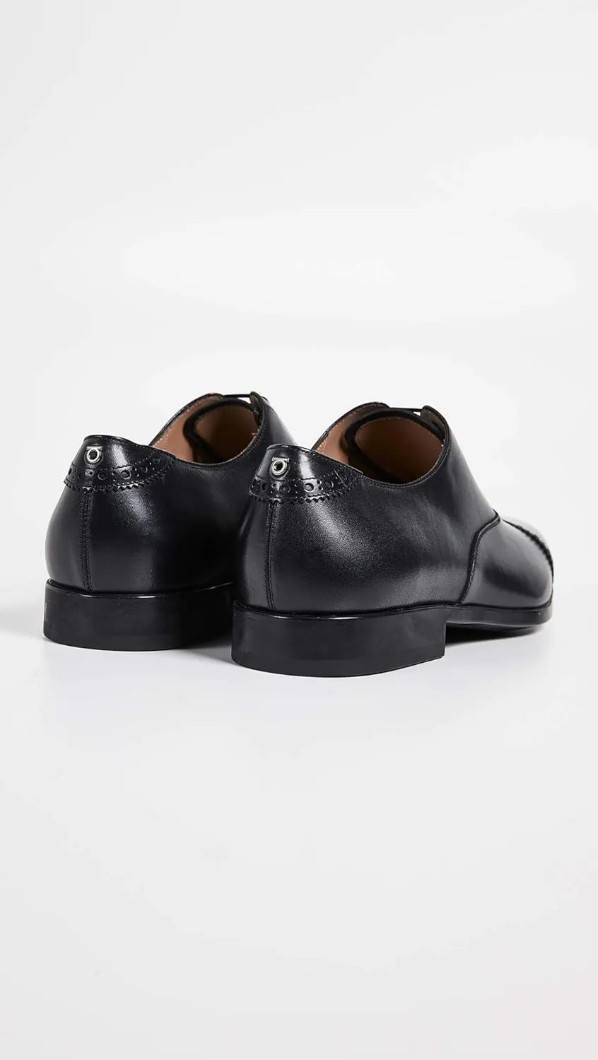 FERRAGAMO Men's Boston Cap Toe Lace Up Shoes