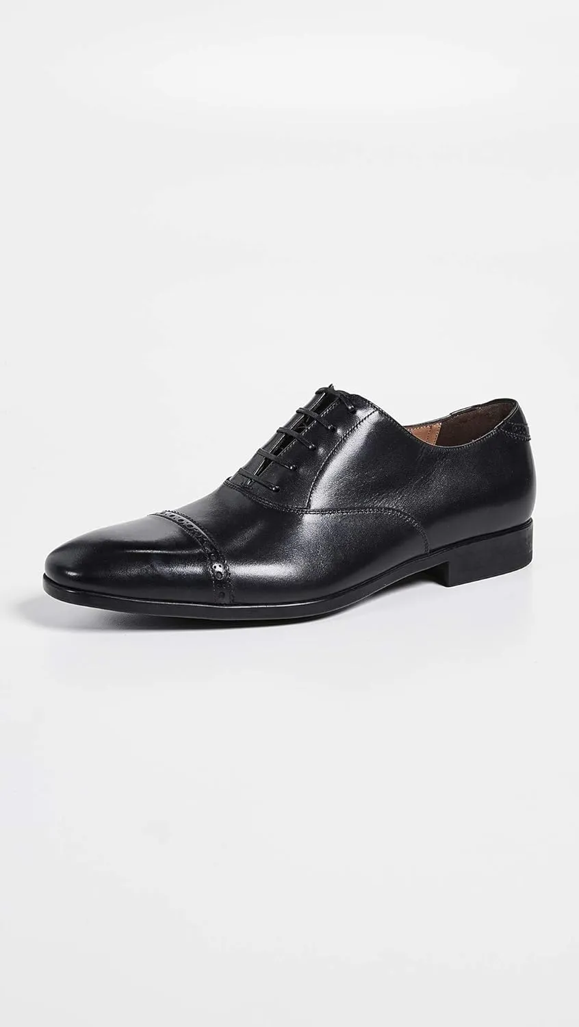 FERRAGAMO Men's Boston Cap Toe Lace Up Shoes