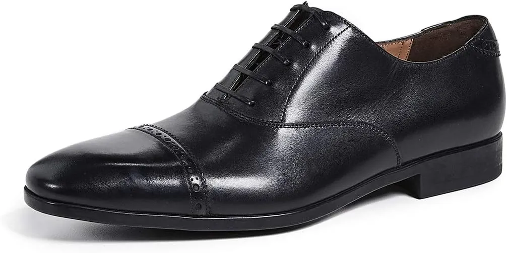 FERRAGAMO Men's Boston Cap Toe Lace Up Shoes
