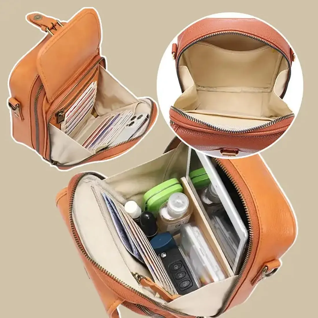 FETNHU Collaboraten1 Crossbody Leather Bag,Collaborateam Urvashi Tojoyride Collaboration Anti Theft Shoulder Bags for Women
