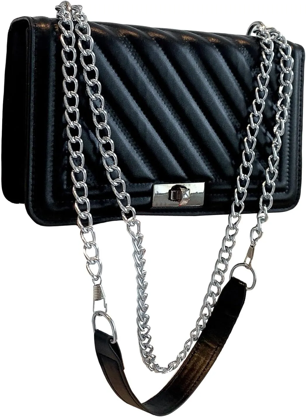 Floerns Women's Leather Shoulder Bag Embossed Clutch Purse Square Handbag