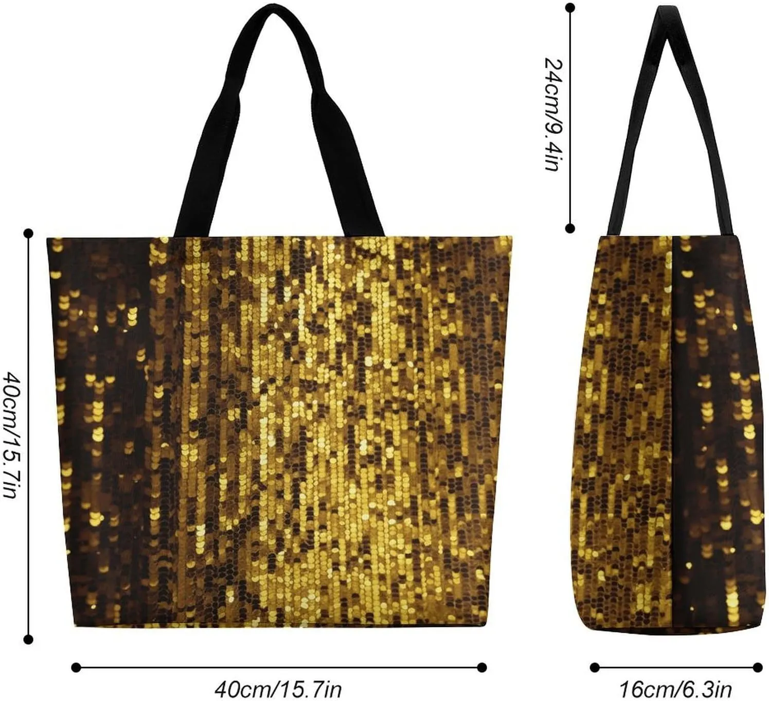 Foldable Grocery Bag Reusable Shopping Bag USA Flag Tote Bag Casual Handbags for Work Shopping
