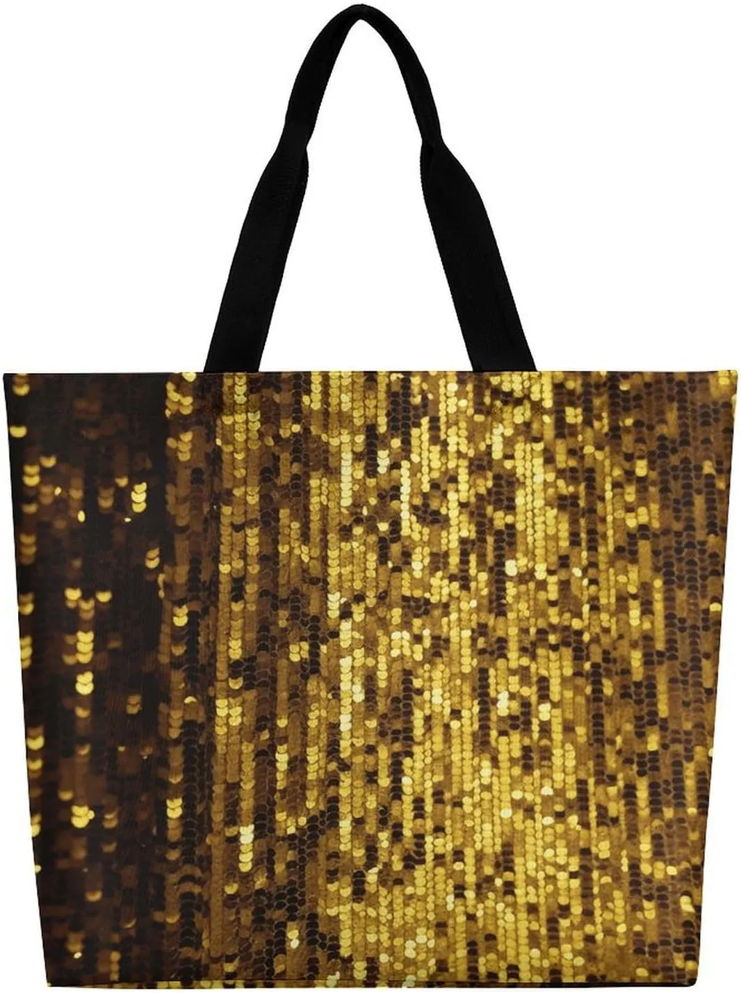 Foldable Grocery Bag Reusable Shopping Bag USA Flag Tote Bag Casual Handbags for Work Shopping