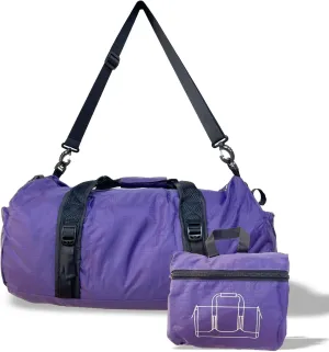 Foldable Travel Duffel Bag,Unisex Travel Tote Bag,Fitness Sports Tote Bag,Waterproof Duffel Bag' 41L Weekend Travel Overnight Bag (Purple)